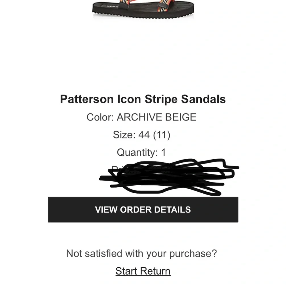 Burberry Patterson sandals - Picture 2 of 3